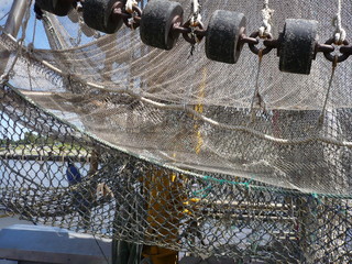 Ein Fischernetz 