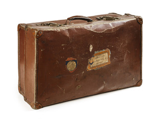 Vintage leather luggage