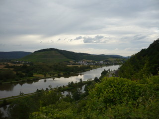 Die Saar im Sommer 2018 nach dem großen Regen