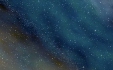 Colorful and beautiful space background. Outer space. Starry outer space texture. 3D illustration