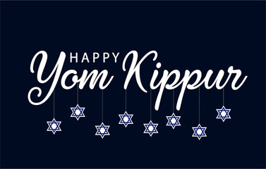 Fototapeta na wymiar Yom kippur greeting card or background. vector illustration.