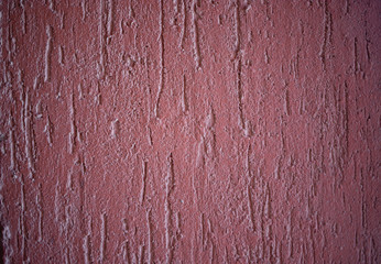 Red painted wall