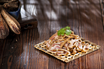 Chinese gourmet cold dish pig ears