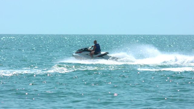 Hydrocycle on the water
