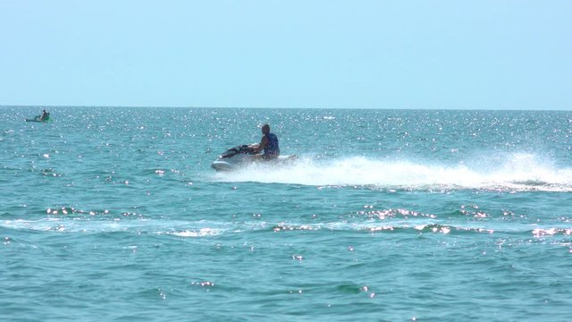 Hydrocycle on the water