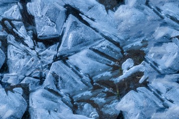 the abstract background of ice frozen structure. Seamless texture