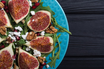 Figs autumn salad