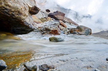 rocks in the water