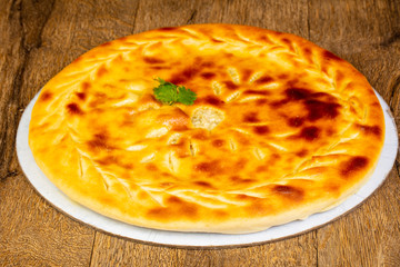 Traditional Ossetian pie