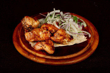 Chicken kebab shashlik
