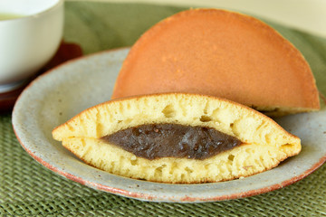 どら焼きの断面