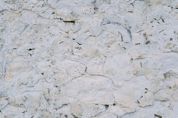 A texture background of white brick wall