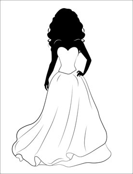 bride silhouette