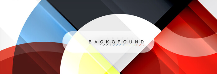 Obraz premium Vector circular abstract background