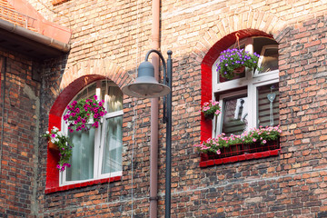 Katowice, Nikiszowiec, Traditional, old buildings of the mining district of Silesia © Rochu_2008