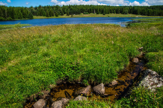 lake of charpal ,lozere,france © louis