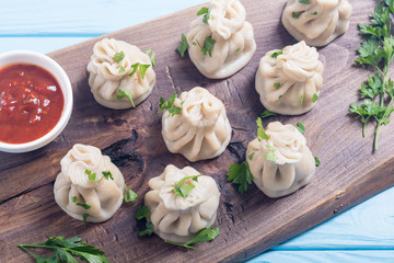 Georgian dumplings khinkali