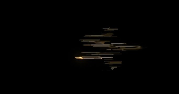 animation - modern sound glitch background.