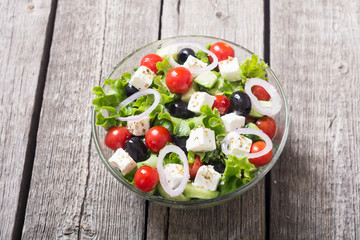 Fresh vegetables greek salad
