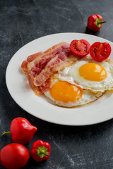 fried eggs