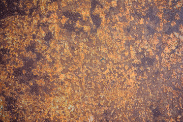 Metal rusty texture. Old grunge wall background.