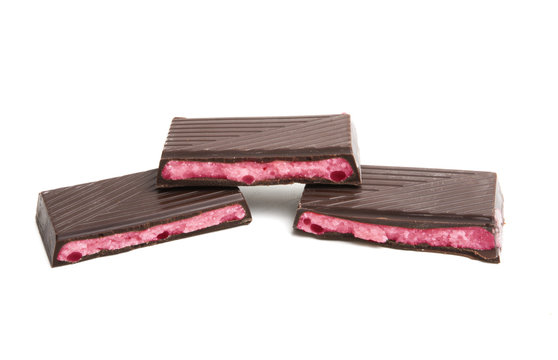 Chocolate With Strawberry Filling