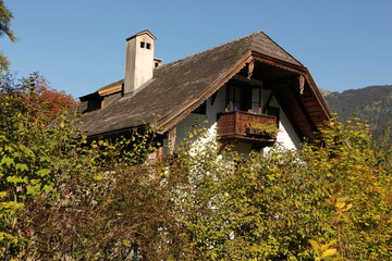 Historisches Gebäude im Zentrum von St. Gilgen am Wolfgangsee