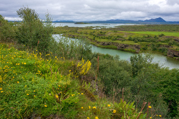 Hofdi peninsula on Late Myvatn