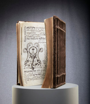 Ornate magic spellbook