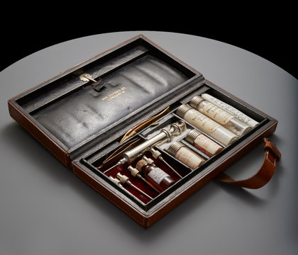Vintage medical apothecary kit