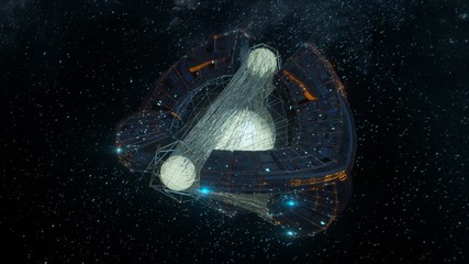 abstractive orb / space station 