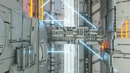 sci fi abstract shapes 