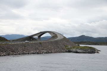 Fototapeta premium carretera noruega