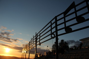 atardecer