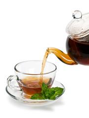 Cup filling by black tea