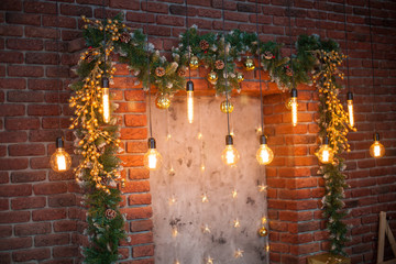 beautiful decorated christmas room