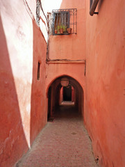 Fototapeta na wymiar Ruelle de Marrakech, Maroc