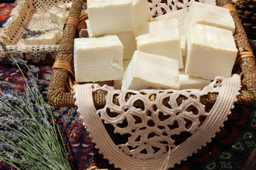 Jabón de trozo casero 