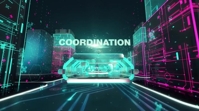 Planned Economy with digital technology concept
