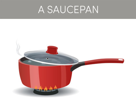 A saucepan vector