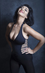 Woman with Head Tilted Back