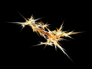 Futuristic digital 3d design art abstract background fractal illustration for meditation and decoration wallpaper