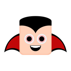 Cute halloween vampire character character