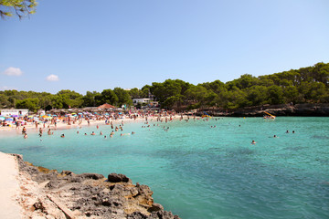 Cala Mondrago beach, Mondrago natural park, Mallorca, Spain