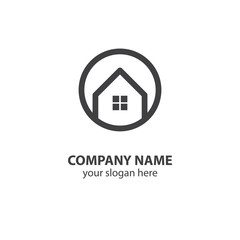 home logo design element, logo design template