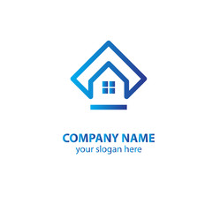 home logo design element, logo design template