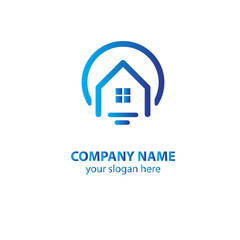 Fototapeta premium home logo design element, logo design template