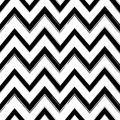 Seamless pattern with abstract ink zigzag lines. Texture for wallpapers, pattern fills, web page backgrounds