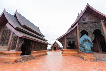 Wat Sodmet Phurua Ming Muang The temple was built with teak carvings