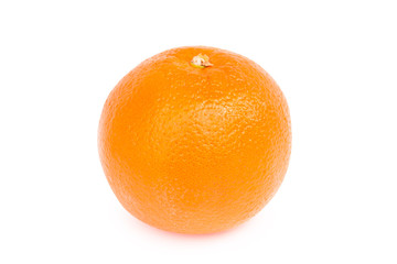 Fresh orange fruit isolated on white background